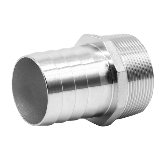 HOSE TAIL MALE 1/2 x 1/2 BSP STAINLESS